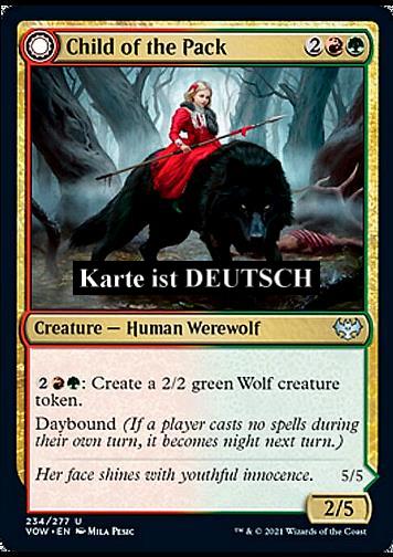 Kind des Rudels (Child of the Pack // Savage Packmate)